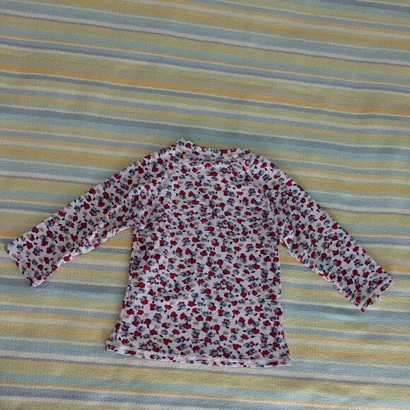 ⭐ Marina West floral rash guard size 10-11 - Picture 1 of 5